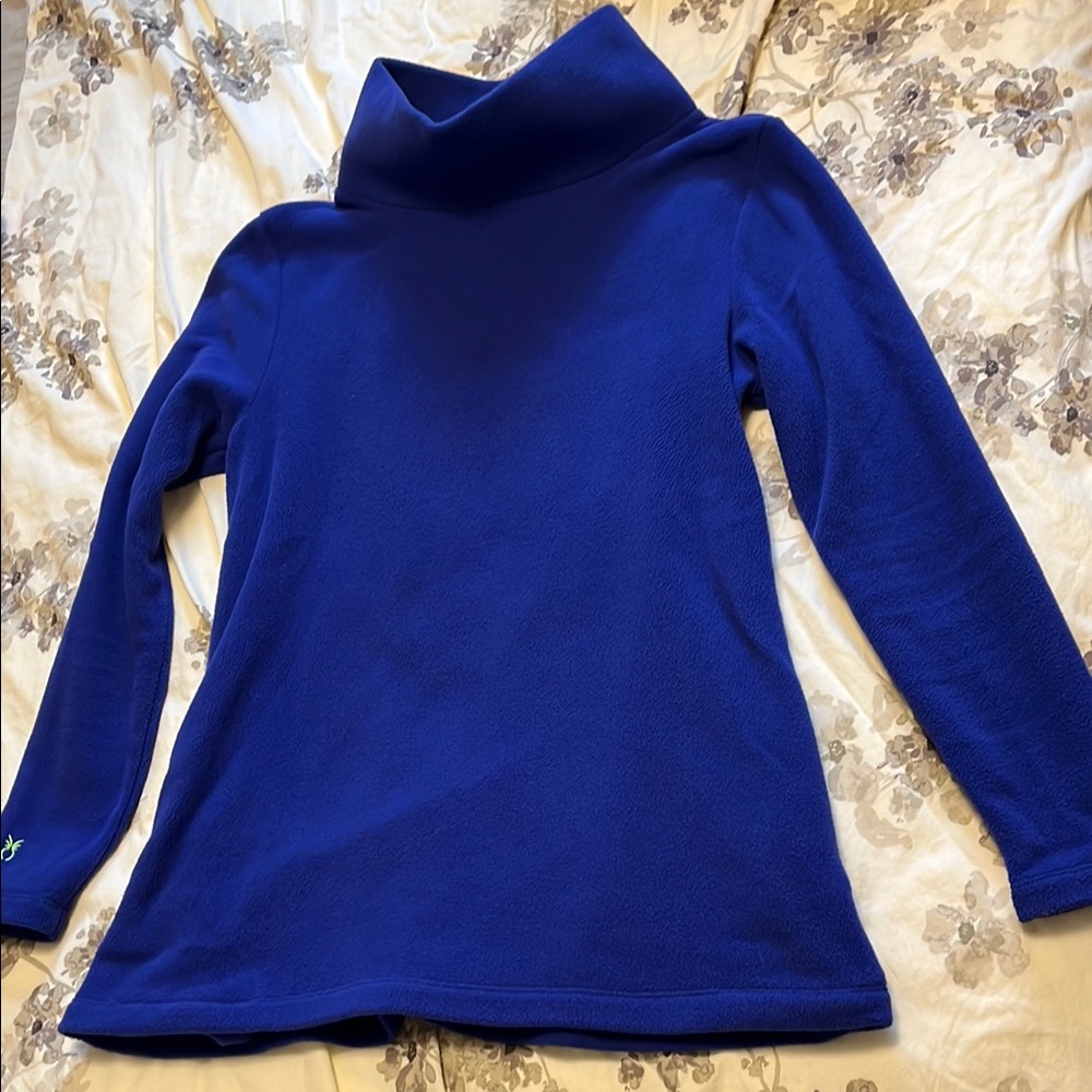Dudley Stephens Royal Blue Fleece Turtleneck tunic